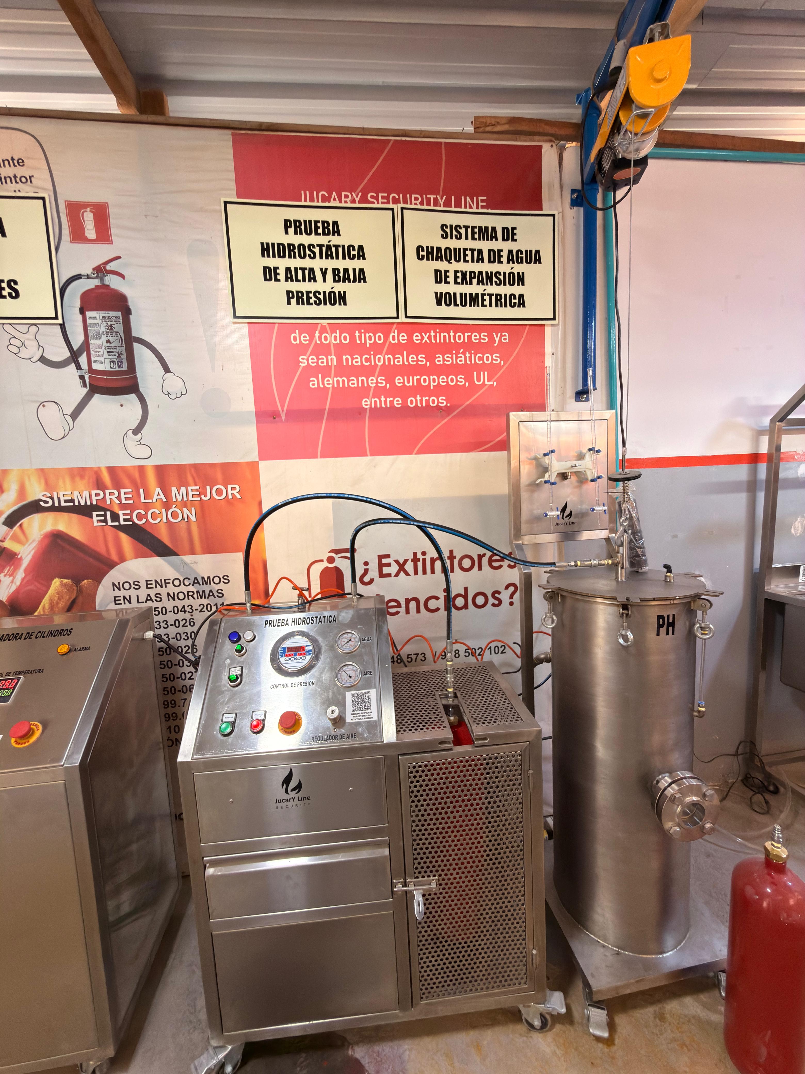 Prueba Hidrostatica de extintores